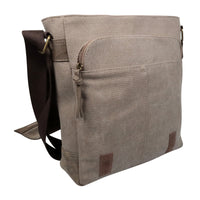 Großer Unisex Messenger Bag aus Canvas, DIN A4