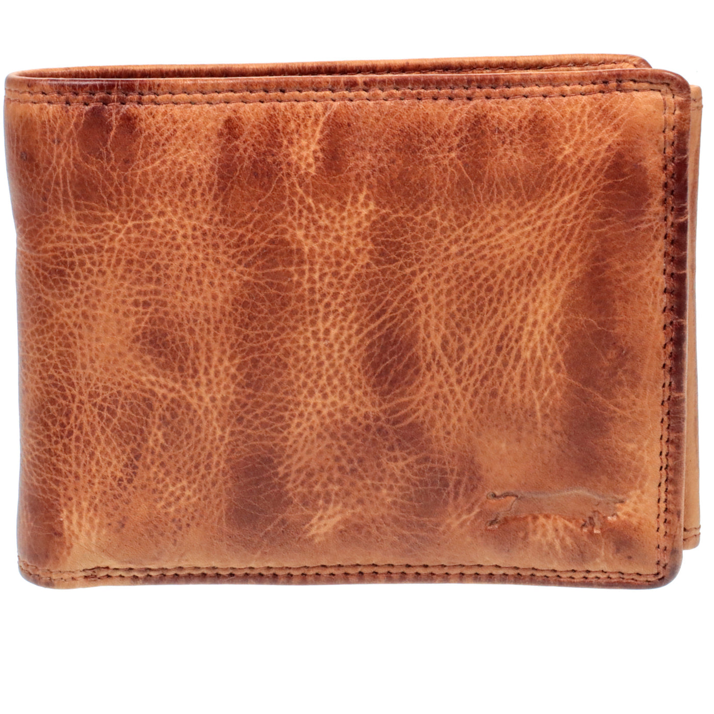 Hochwertige Waschleder-Geldbörse, extra geschmeidig, Used -Look