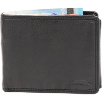 Hochwertige Waschleder-Geldbörse, extra geschmeidig, Used -Look