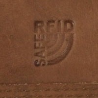 praktische Damengeldbörse aus weichem Rindsleder mit vielen Kartenfächern, RFID-safe