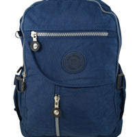 leichter Nylonrucksack mit Außenfächern - wasserabweisend und robust