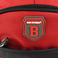 großer, stabiler Rucksack mit gepolsterten Gurten und Rückenpolster