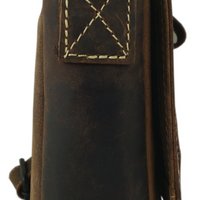 hochwertiger Unisex Messenger-Bag aus Büffelleder