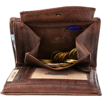 Hochwertige Waschleder-Geldbörse, extra geschmeidig