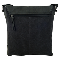 Großer Unisex Messenger Bag aus Canvas, DIN A4