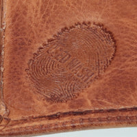 Hochwertige Waschleder-Geldbörse, extra geschmeidig, Used -Look