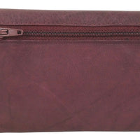 praktische Damengeldbörse aus weichem Rindsleder mit vielen Kartenfächern, RFID-safe