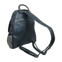 Sportlicher Cityrucksack aus belastbarem Kunstleder, wasserabweisend