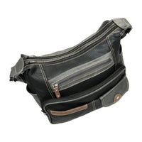 praktische Damenhandtasche in neutraler Farbkombination