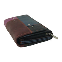 Große Damengeldbörse aus weichem Leder mit RFID-Blocker