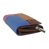 Große Damengeldbörse aus weichem Leder mit RFID-Blocker