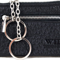 Schlüsseletui aus Rindleder mit 2 Schlüsselringen