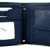 klassische Bifold-Geldbörse aus weichem Echt Leder