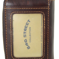 kleine Geldbörse mit Reißverschlussmünzfach, Außenfach und RFID-Blocker