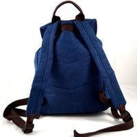 Canvas Rucksack im Retrolook