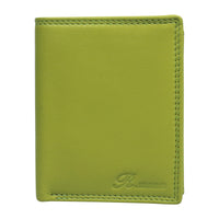 Hochwertige Geldbörse im Hochformat, Vollleder mit RFID-Blocker