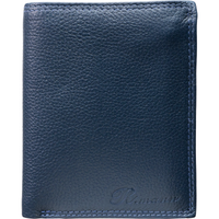 Vollledergeldbörse im Hochformat mit RFID-Blocker