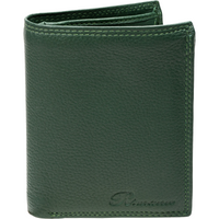 Vollledergeldbörse im Hochformat mit RFID-Blocker