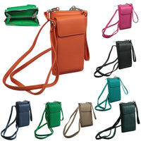 Handytasche mit Portemonnaie zum Umhängen, 8 Farben