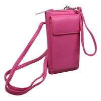 Handytasche mit Portemonnaie zum Umhängen, 8 Farben