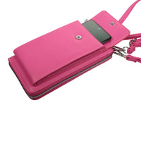 Handytasche mit Portemonnaie zum Umhängen, 8 Farben