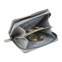 Exklusive kleine Geldbörse in Kroko-Optik, Echt Leder