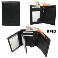 Hochwertige Nappaleder-Geldbörse, extra geschmeidig mit RFID