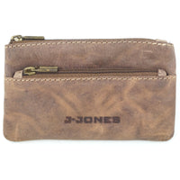 Schlüsseletui aus naturrauhem Leder