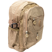 leichter Nylonrucksack mit Außenfächern - wasserabweisend und robust