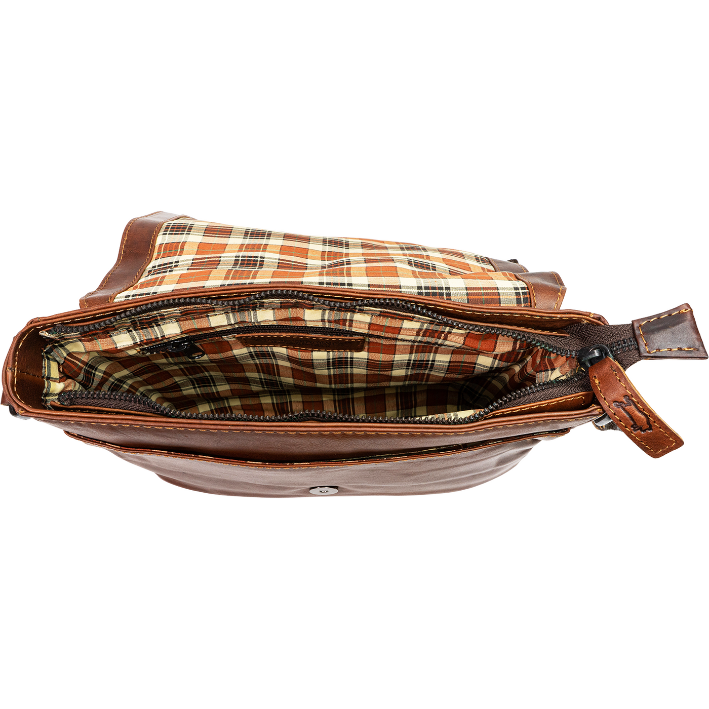 Edler Messenger-Bag aus poliertem Rindsleder