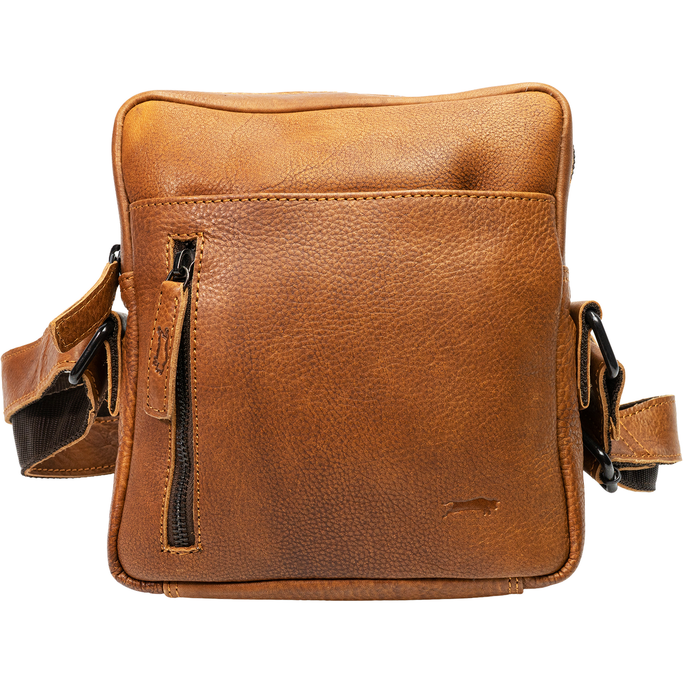 Unisex Messenger-Bag aus Rindleder