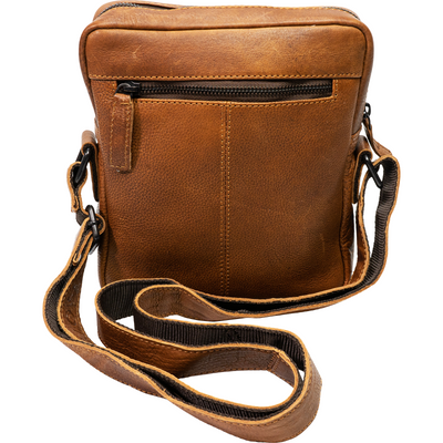 Unisex Messenger-Bag aus Rindleder