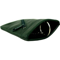 Schlüsselglocke mit Außenfach aus poliertem Echt Leder