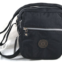 leichte Umhängetasche aus wasserabweisendem Nylon, Unisex