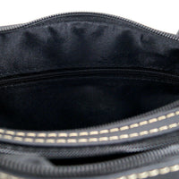 kompakte Handtasche mit 2 Fächern für jeden Tag