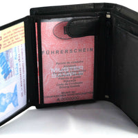 Klassische Bifold-Börse aus weichem Echt Leder