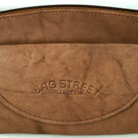 Schlüsseletui aus weichem Echt Leder mit 2 Schlüsselringen