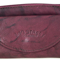 Schlüsseletui aus weichem Echt Leder mit 2 Schlüsselringen