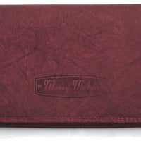 klassische Damengeldbörse aus weichem Rindsleder mit RFID-Blocker