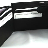 klassische Bifold-Geldbörse aus weichem Echt Leder