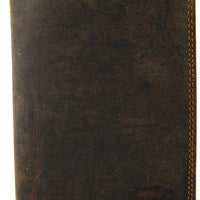 Geldbörse aus Büffelleder mit RFID-Blocker und Volllederausstattung