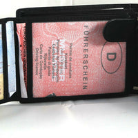 klassische Bifold-Geldbörse aus weichem Echt Leder