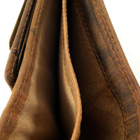 Geldbörse aus Büffelleder mit RFID-Blocker und Volllederausstattung