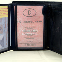 Klassische Bifold-Börse aus weichem Echt Leder