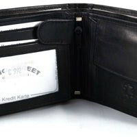 klassische Bifold-Geldbörse aus weichem Echt Leder