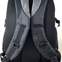 großer, stabiler Rucksack mit gepolsterten Gurten und Rückenpolster