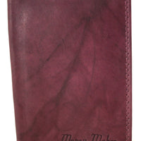 kompakte kleine Brieftasche für Karten und Dokumente, Rindsleder