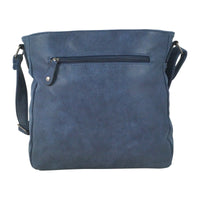 sportliche Umhängetasche aus angerauhtem Kunstleder