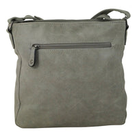 sportliche Umhängetasche aus angerauhtem Kunstleder